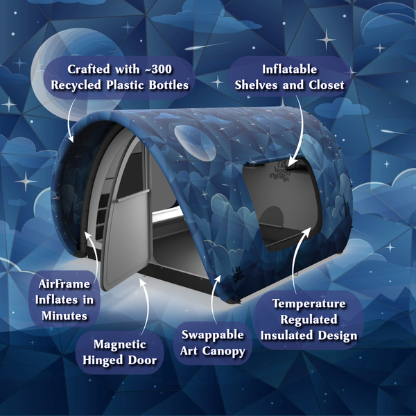 closet tent Sail to the Moon Omega Tent